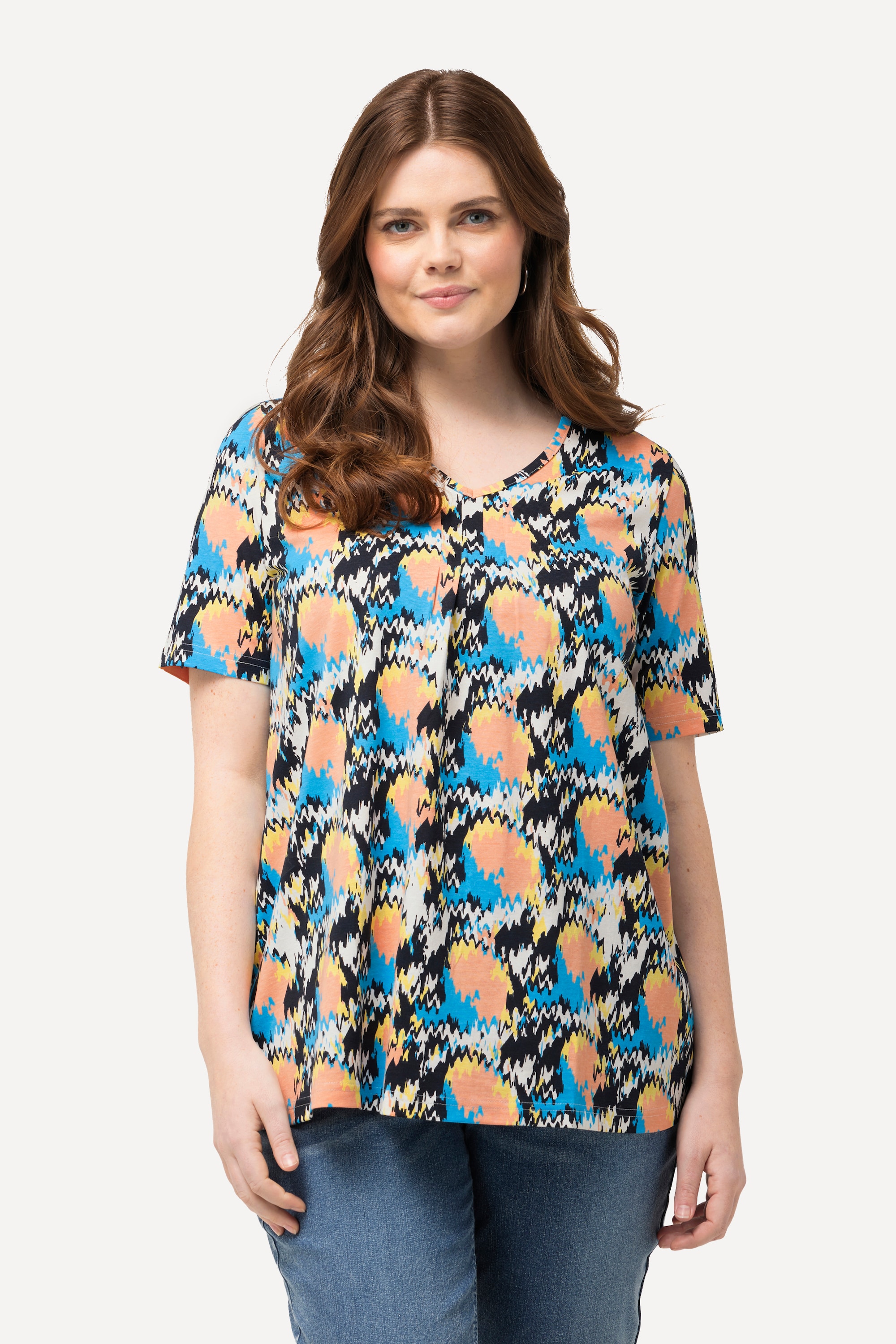 T-shirt à jolis plis creux, ligne A, ULLA POPKEN