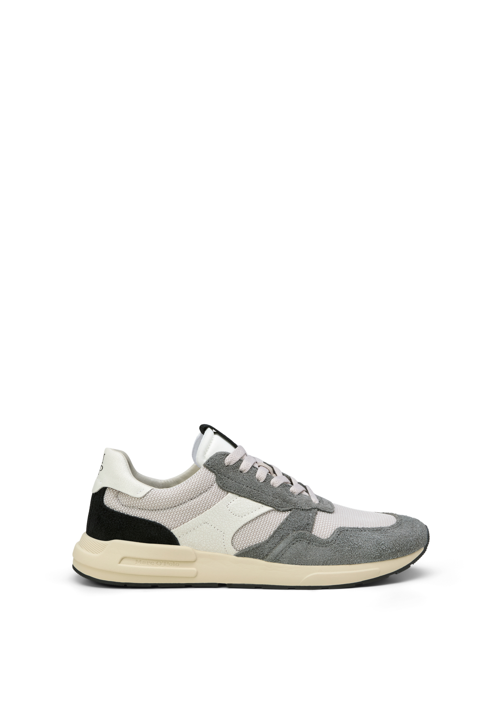 Sneaker modèle Josef en mesh et cuir velours, MARC O'POLO