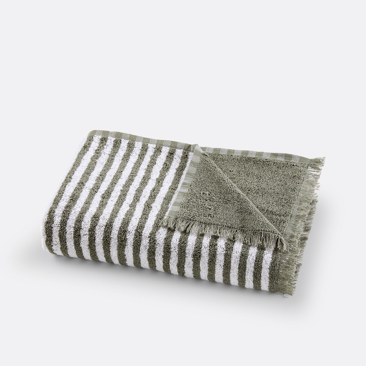 Toalha de banho grande, às riscas, em turco, 500 g, Arzon, LA REDOUTE INTERIEURS
