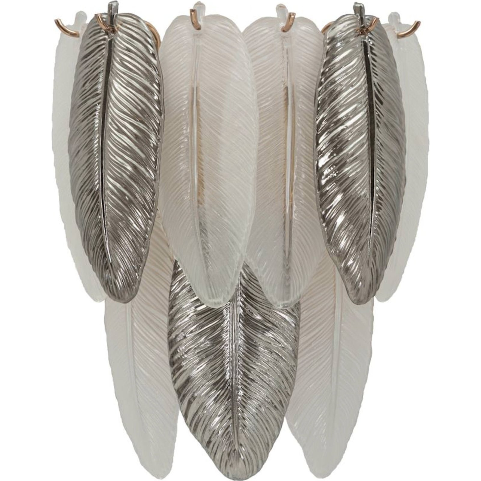 Applique murale en verre feuilles GLAM, RECOLLECTION
