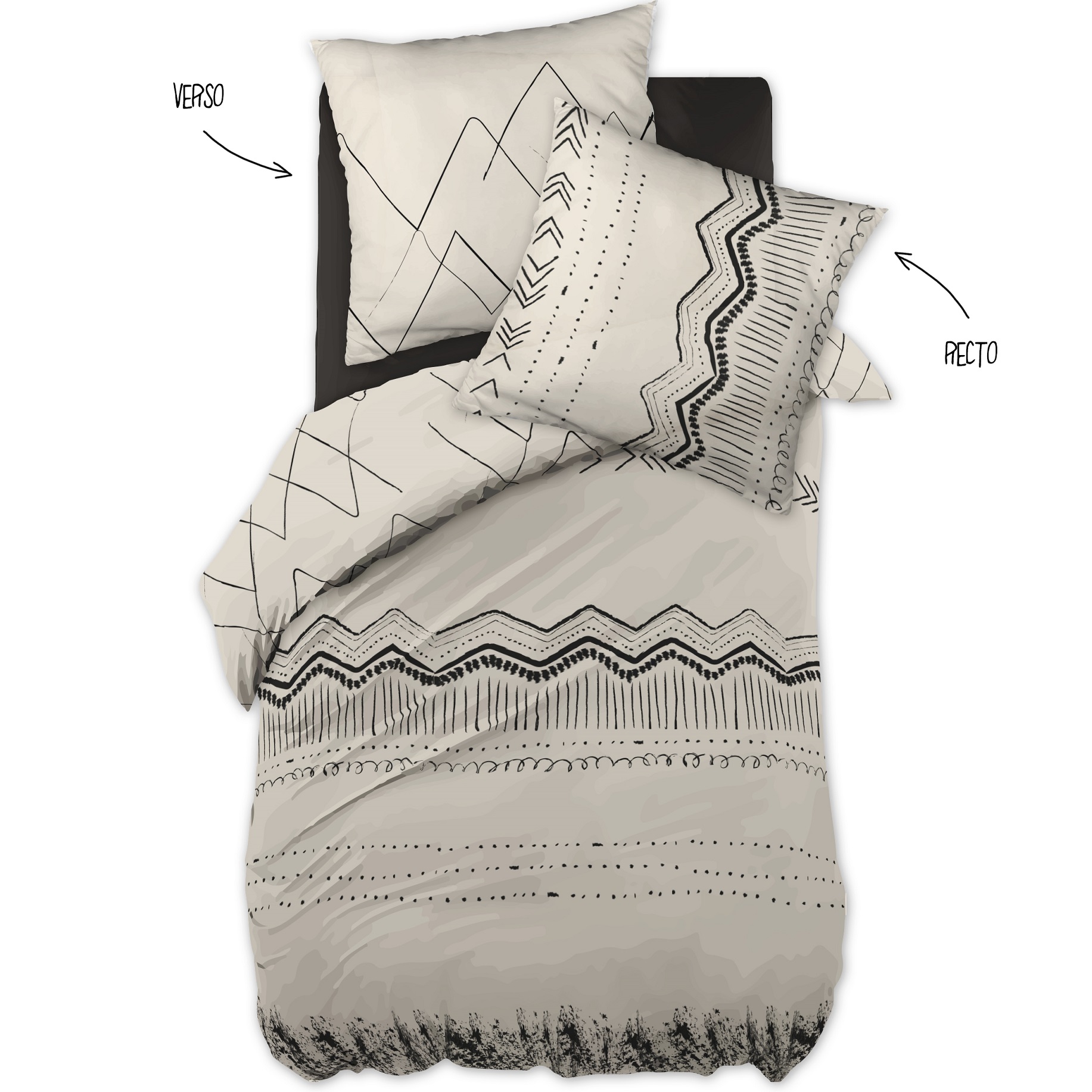 Parure Housse couette Ethnic Berberes, EDEN