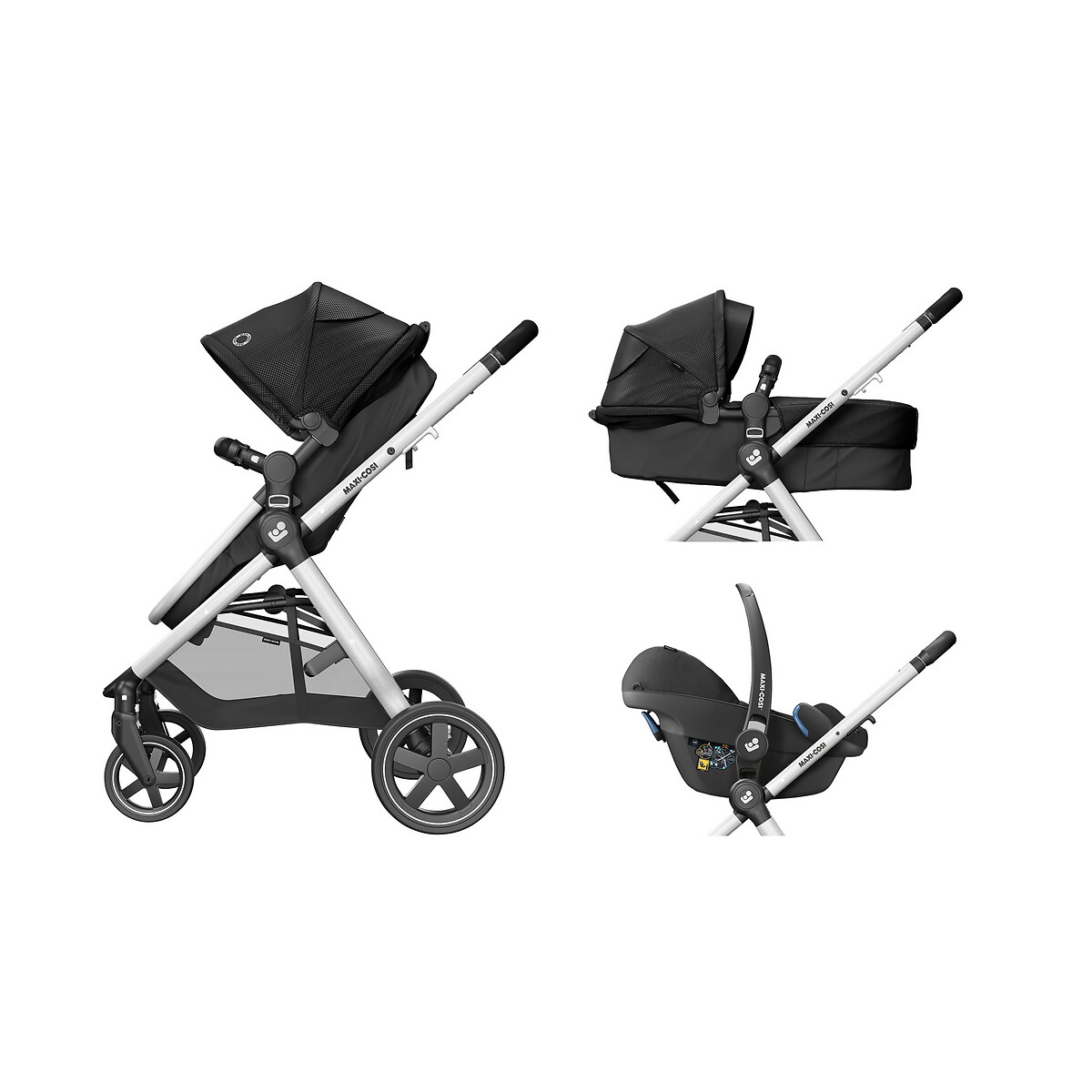 Poussette Urbaine Et Compacte Zelia 2 Noir Maxi Cosi La Redoute