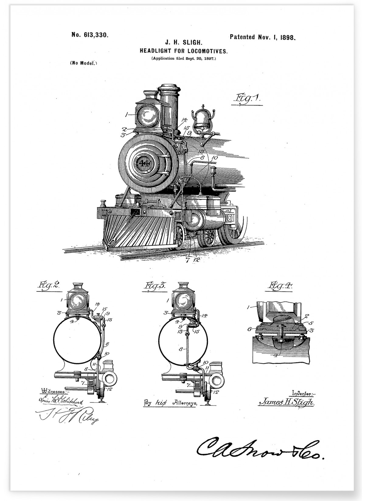 Affiche Brevet Locomotive, L'AFFICHERIE