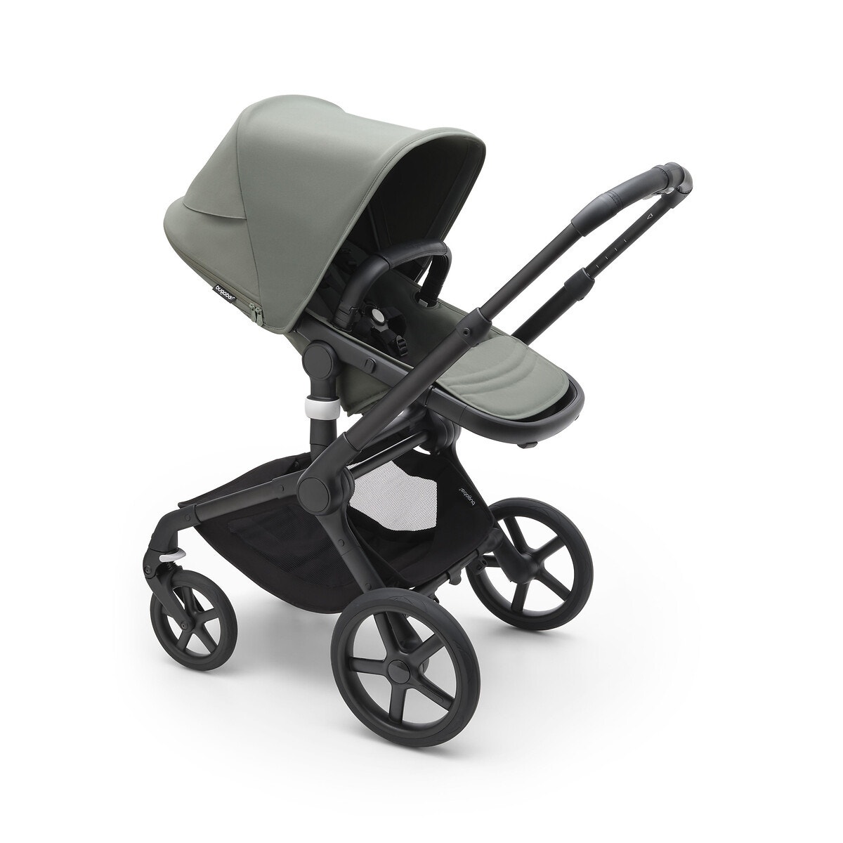 Poussette duo compacte fox 3 châssis noir vert forêt Bugaboo