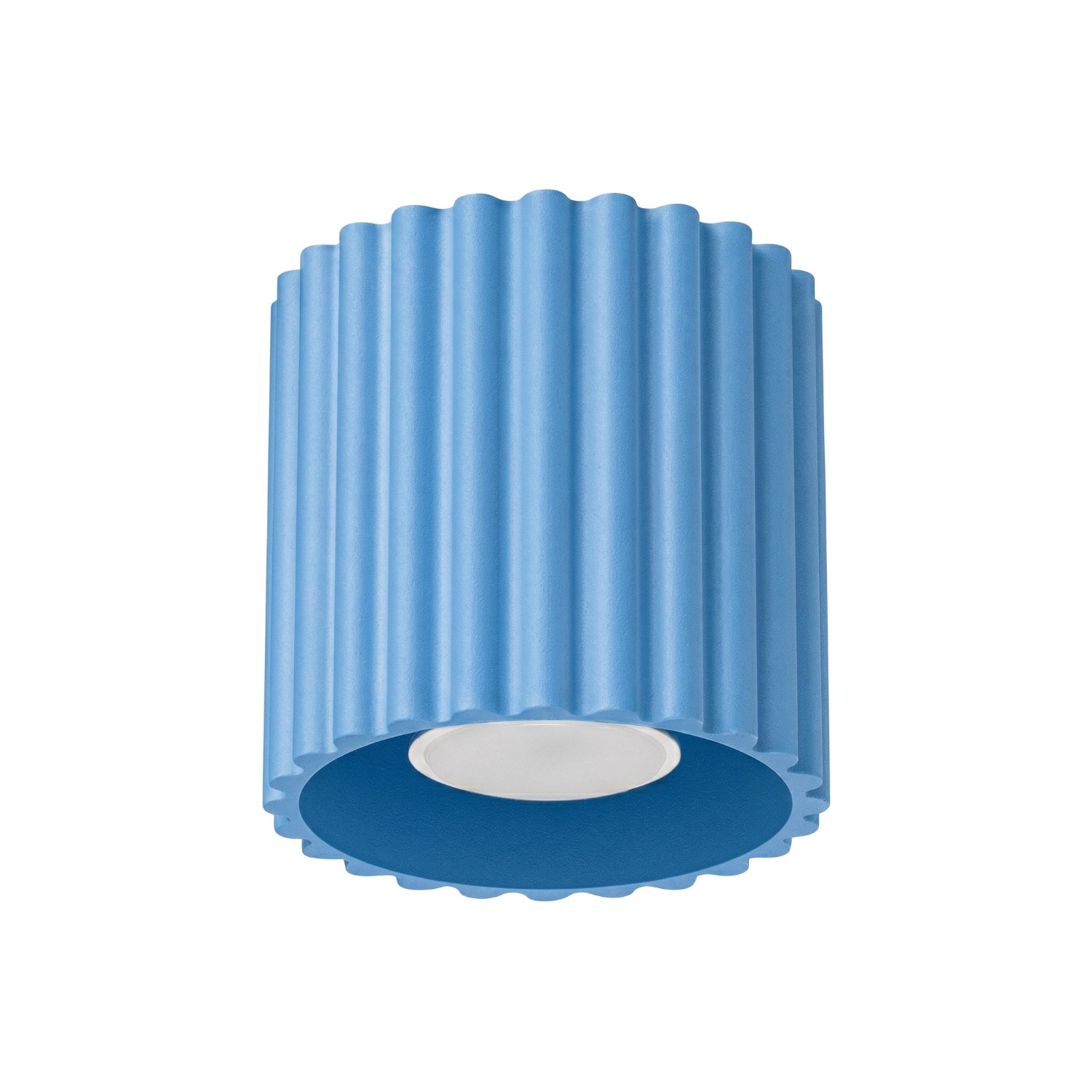 Plafonnier Aluminium Bleu GU10 1 AURA, EDEN