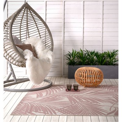 Palm Printed Indoor/Outdoor Rug SO'HOME