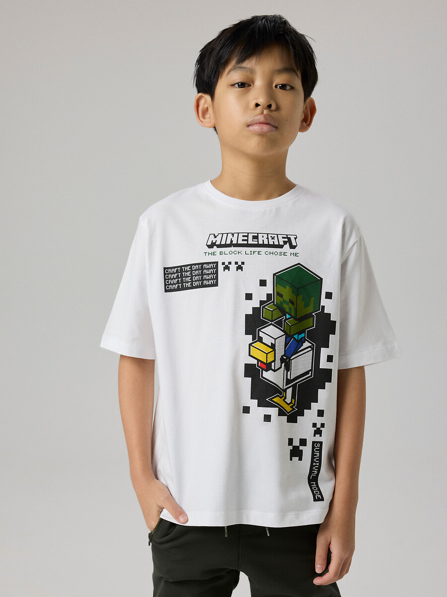 T-shirt manches courtes, MINECRAFT, NAME IT