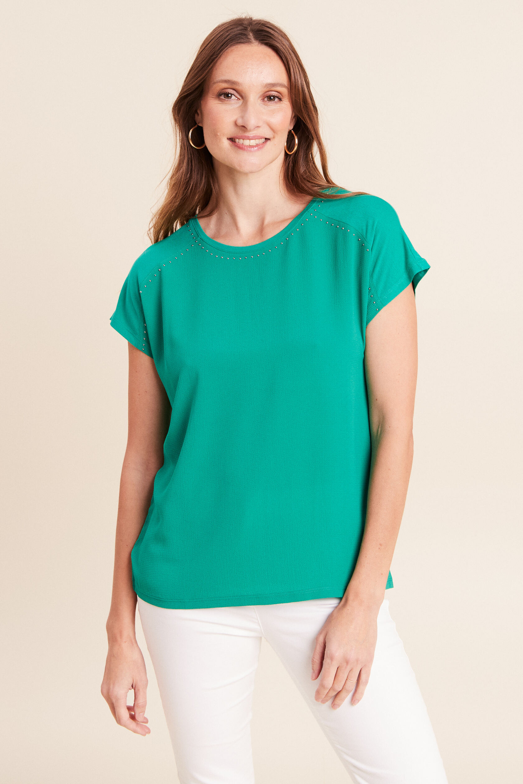 T-shirt bi-matière manches courtes, BREAL