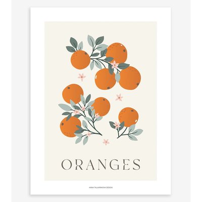 Affiche enfant oranges LOUISE LILIPINSO