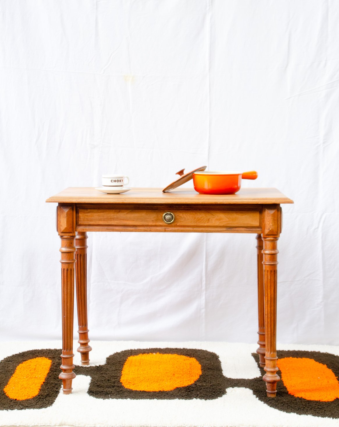 Bureau en merisier Edouard N°1110 - Bon état, DEBONGOUT
