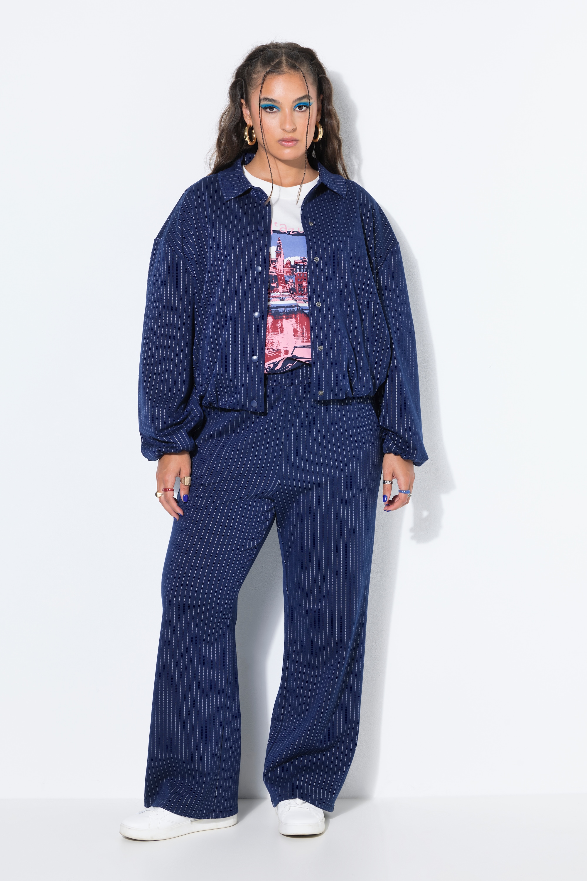 Blouson à rayures oversize, STUDIO UNTOLD