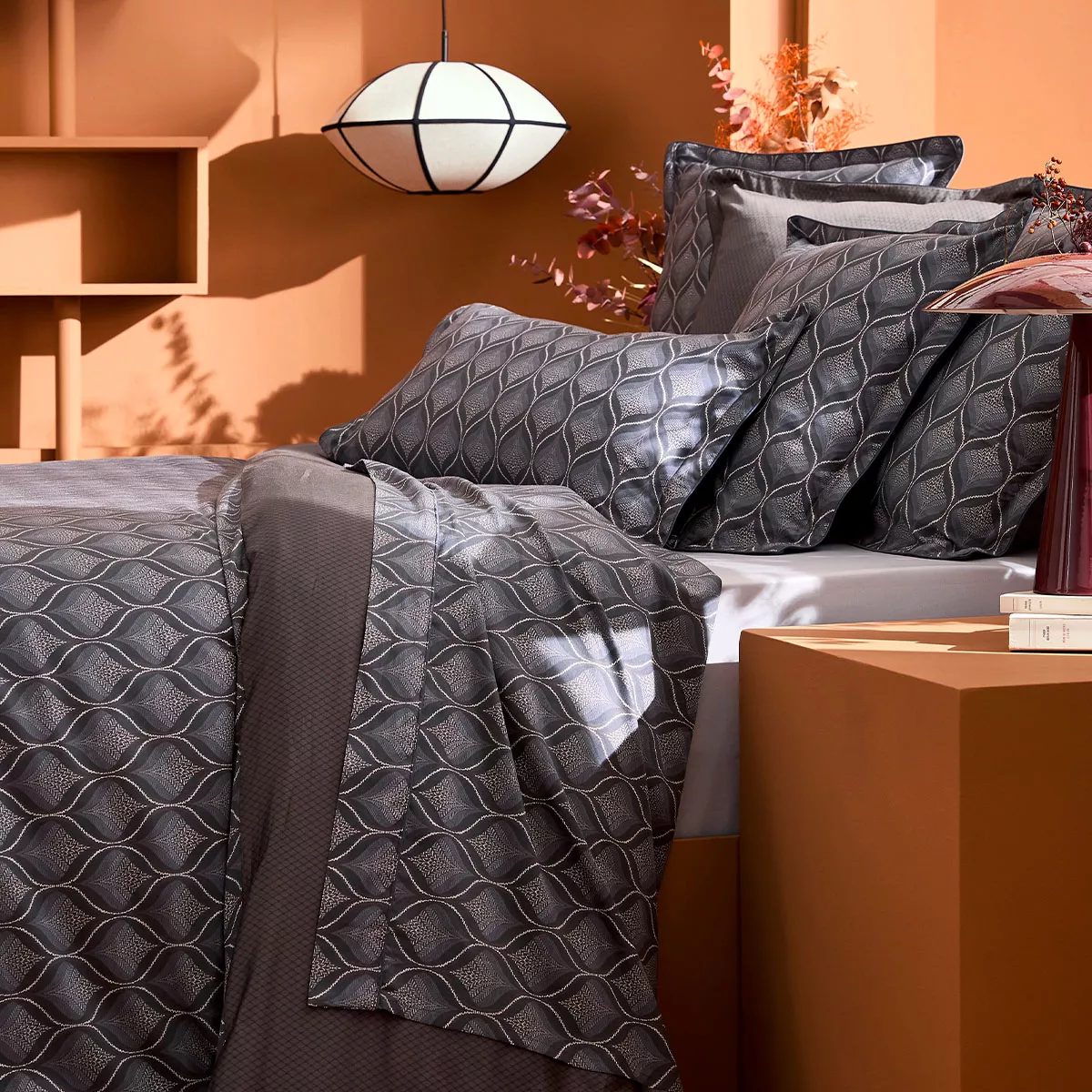 Drap plat satin de coton TRESSAGES, GARNIER THIEBAUT