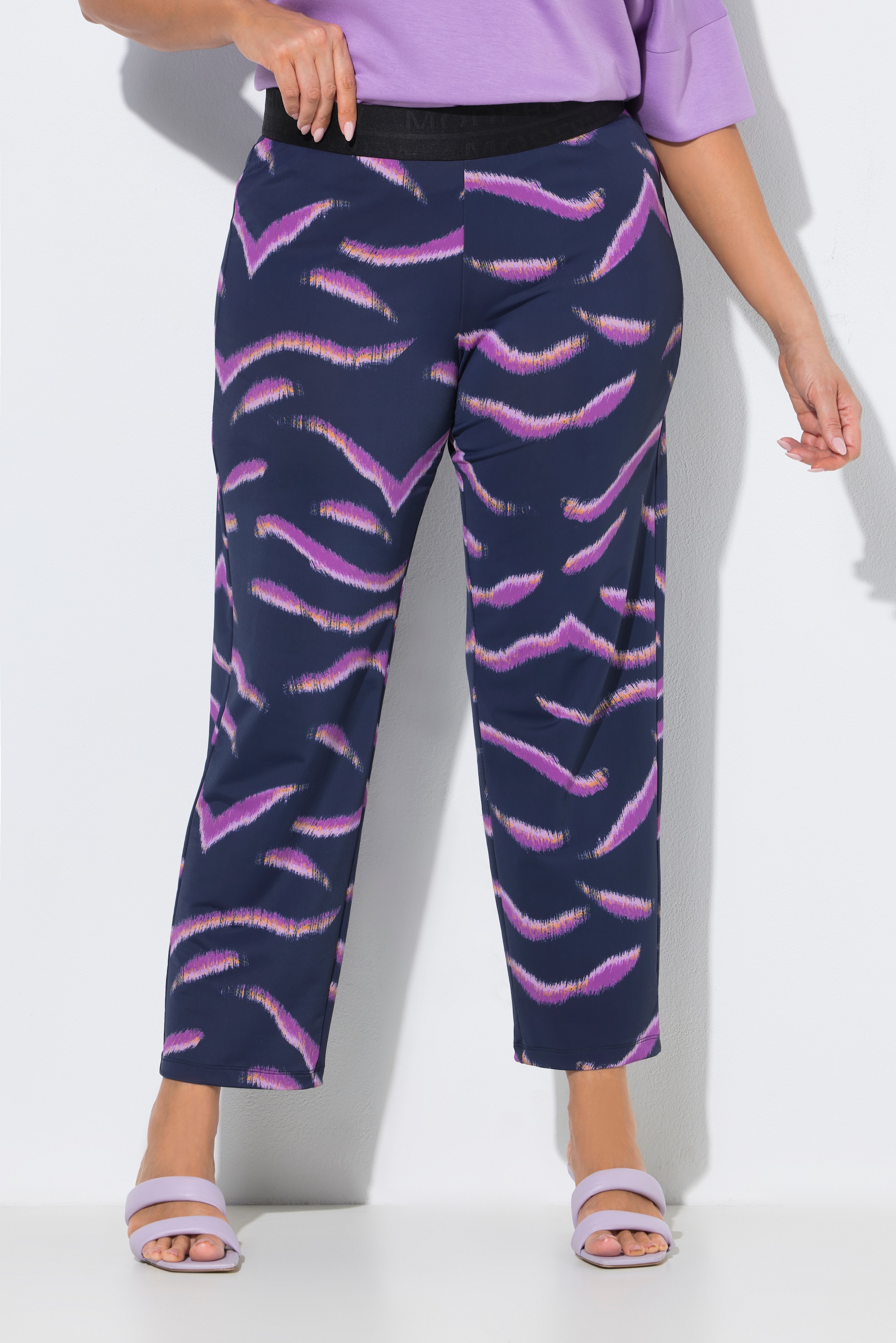 Pantalon Sienna en jersey, motif animal, ULLA POPKEN