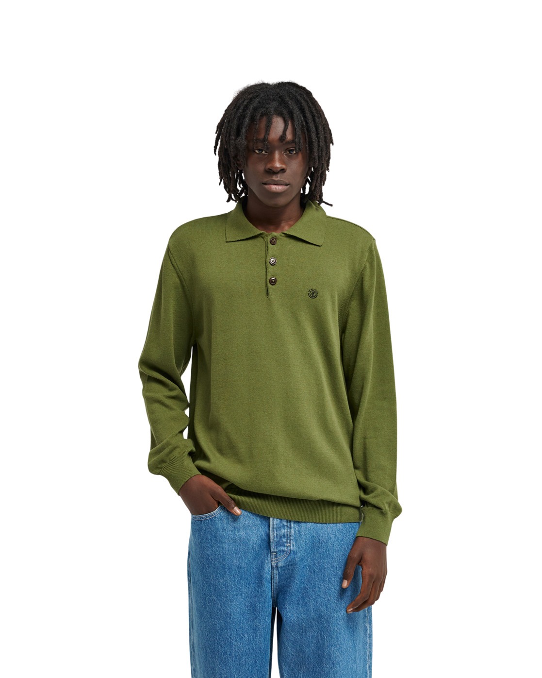 Polo manches longues ICON EMBROIDERY, ELEMENT