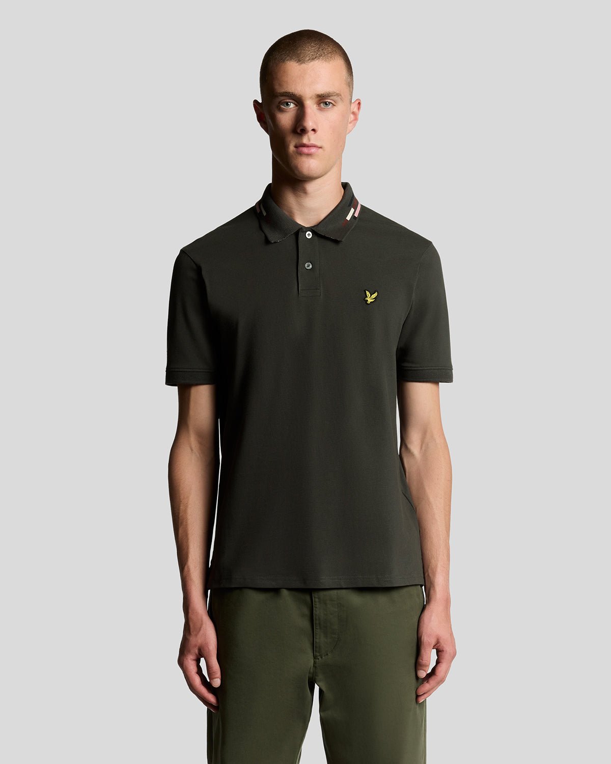 Polo à rayures à liserés contrastés, LYLE & SCOTT