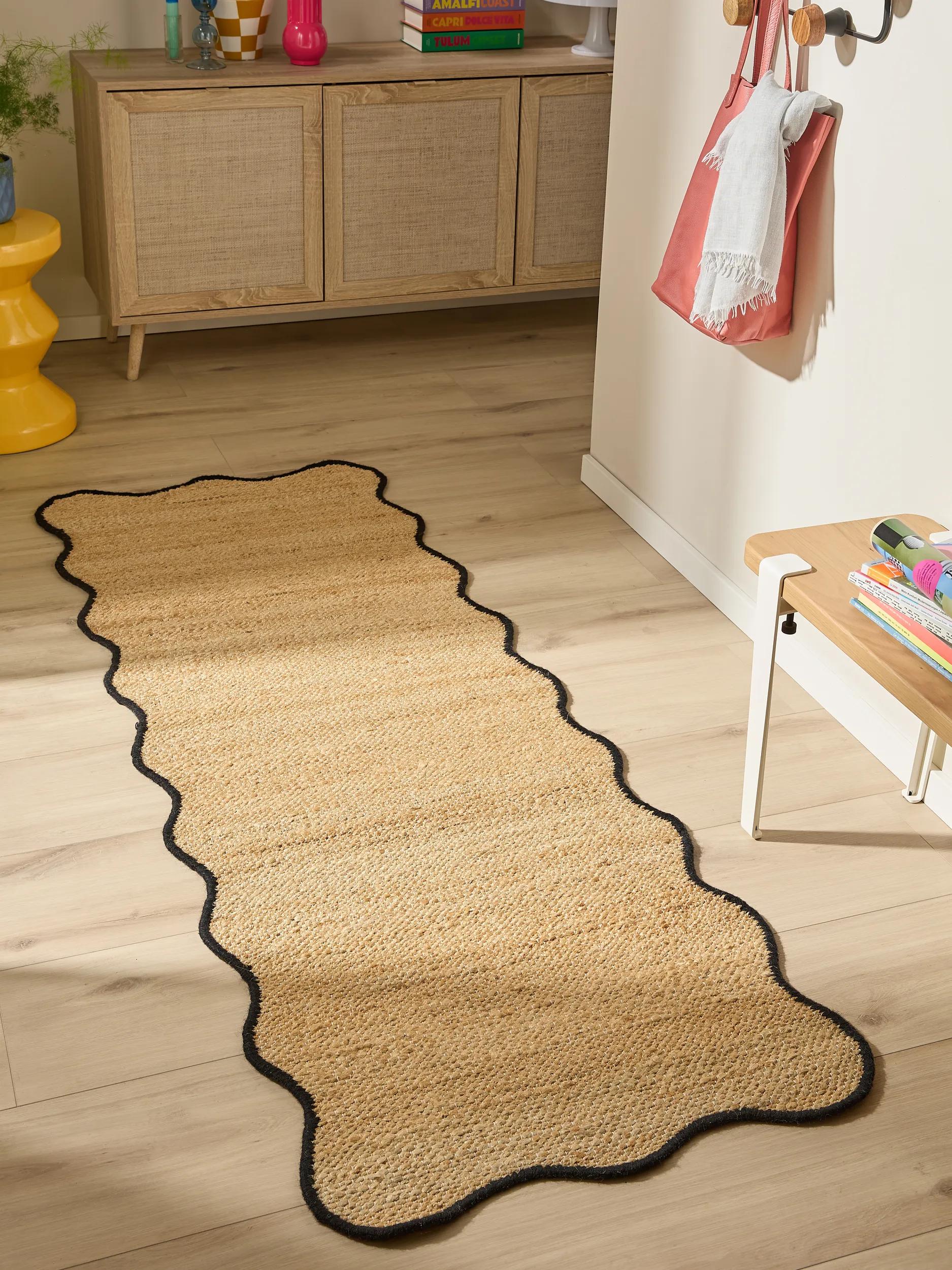 Tapis de jute tissé main MAMBO, BENUTA