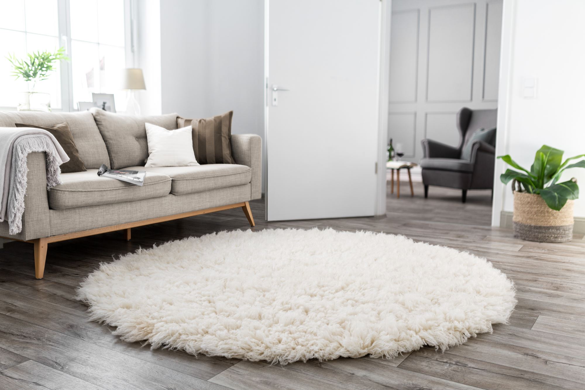 Tapis grec flokati original - FLOKOS 2450, THEKO