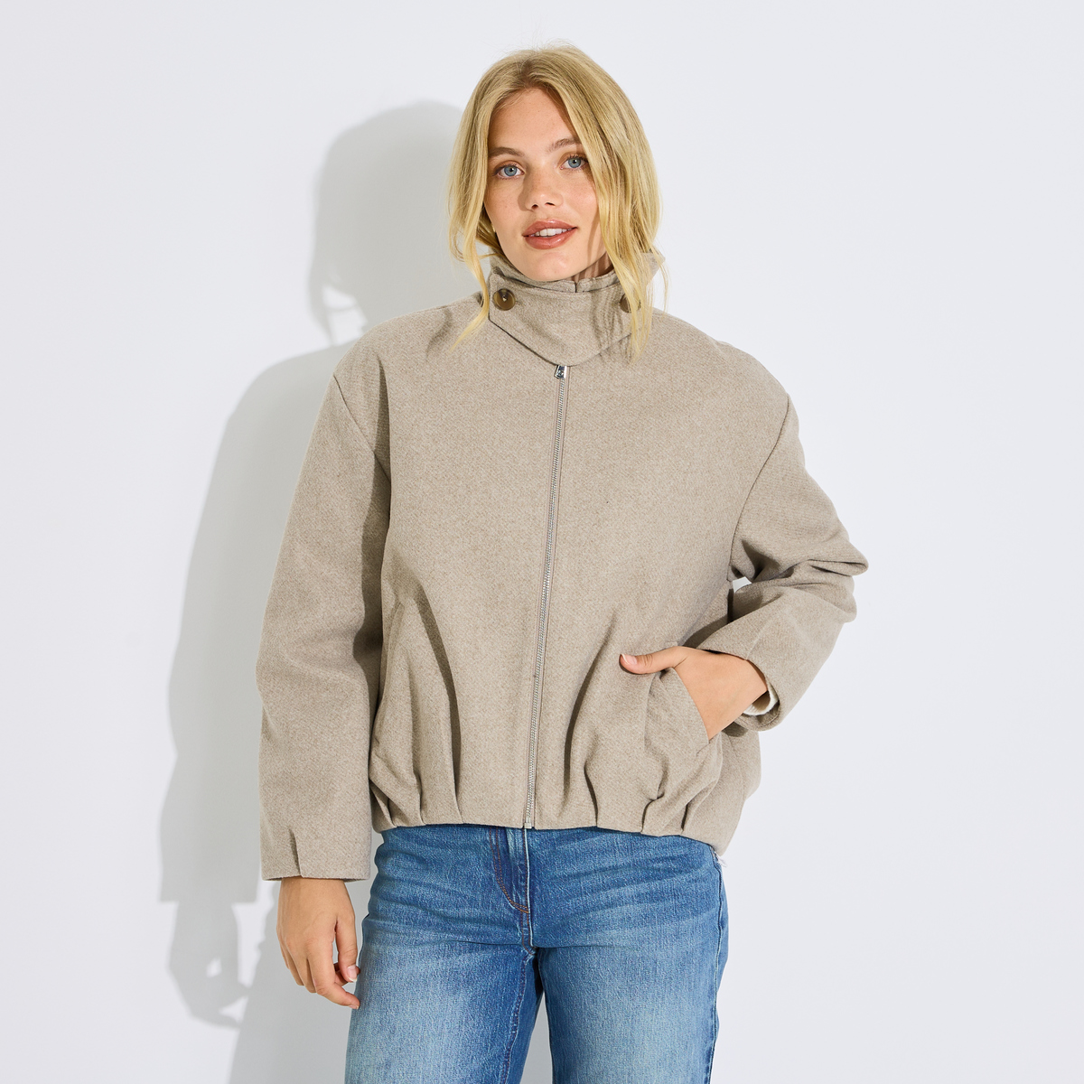 Veste bomber courte, GRAIN DE MALICE