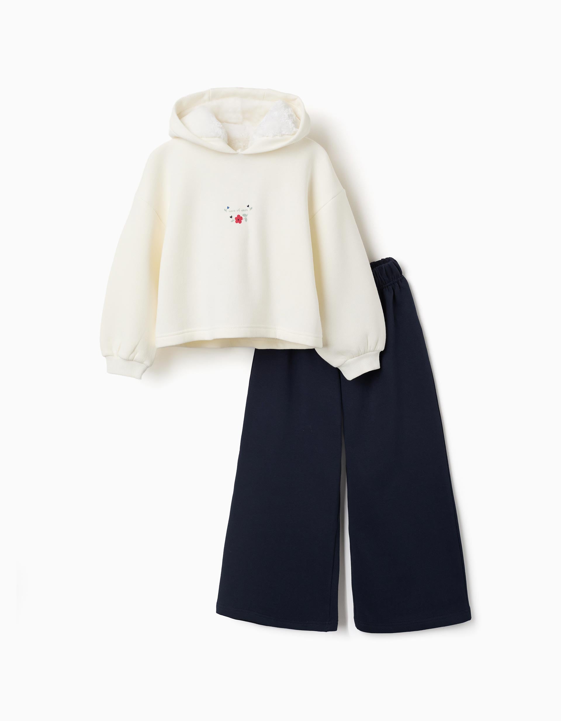 Ensemble de jogging en coton peigné avec imprimé floral, ZIPPY