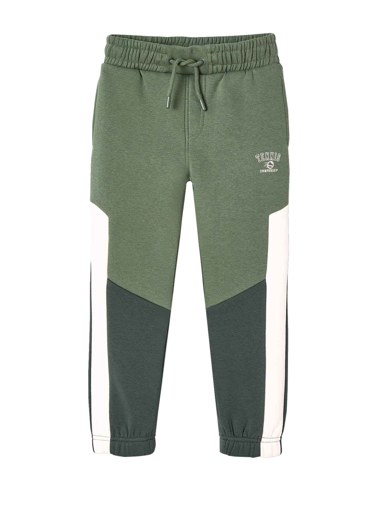 Pantalon de Jogging Color Block Garçon, VERTBAUDET