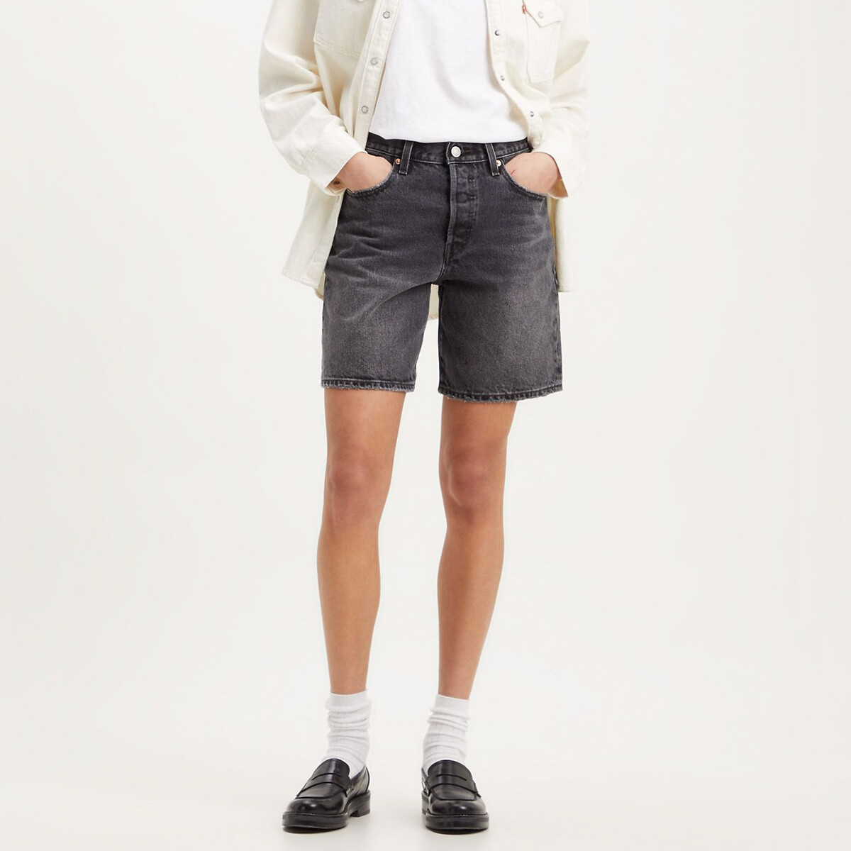 Levi's denim bermuda shorts deals