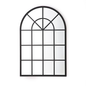 Lenaig 60 x 90cm Industrial Metal Window Mirror LA REDOUTE INTERIEURS image