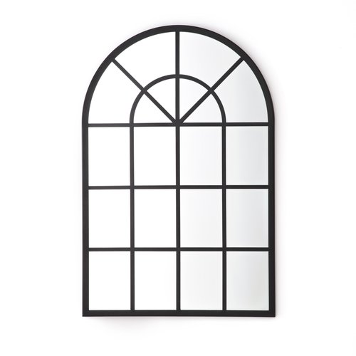 Fenster-spiegel lenaig im industrial style, 60 x 90 cm schwarz La Redoute  Interieurs