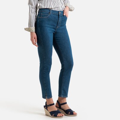 Stretch Ankle Grazer Jeans with Push-Up Effect, Mid Rise, Length 26.5" ANNE WEYBURN