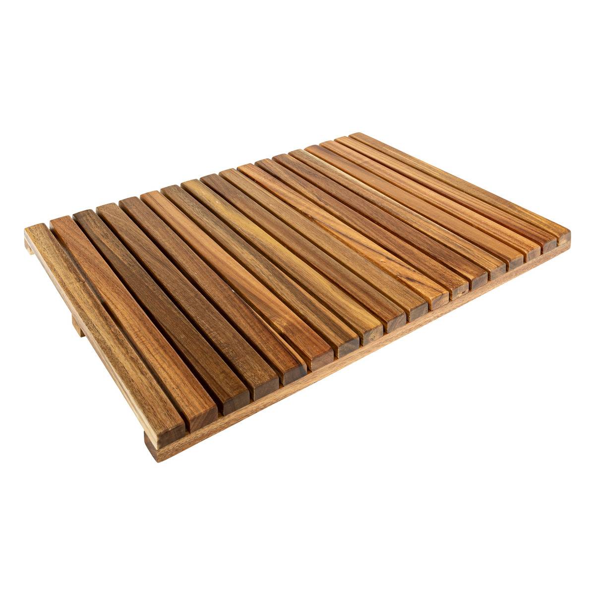 Tapis de bain caillebotis 53x36cm en acacia BLACKACIA, 5FIVE SIMPLY SMART