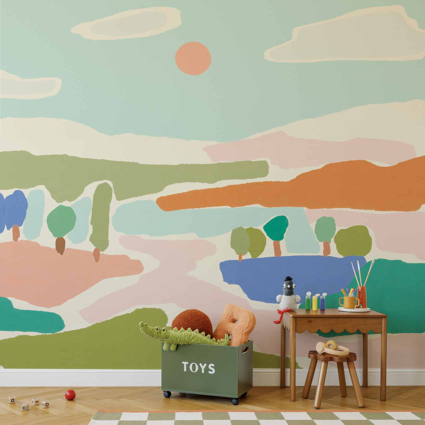 Papier peint panoramique Été en , Couleurs 525 x 250cm, ACTE DECO