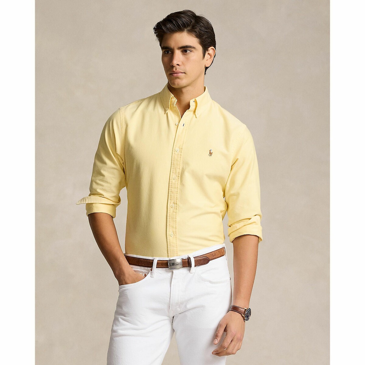 Chemise Oxford ajustée, POLO RALPH LAUREN