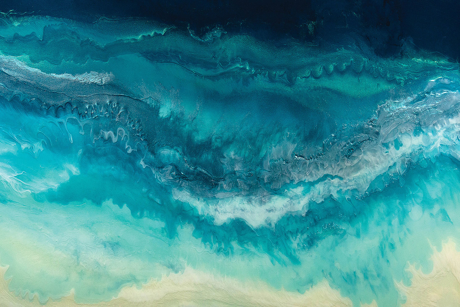Tableau bleu dynamique, HEXOA