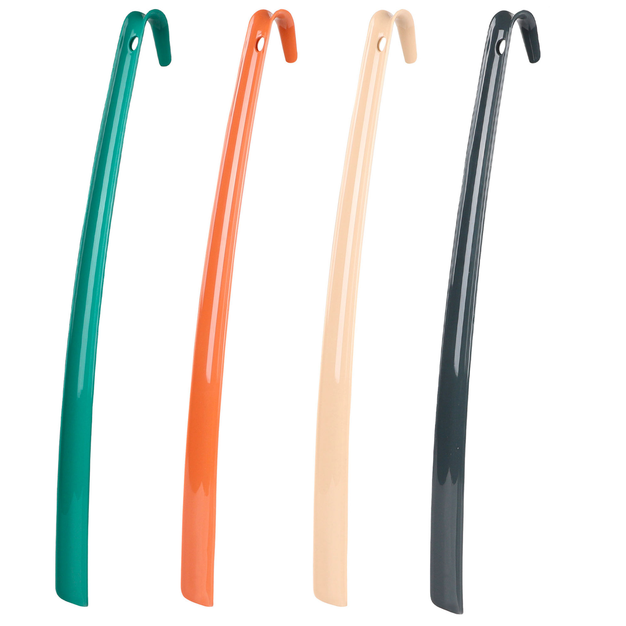 Set de 4 chausse-pieds avec longs manches - vert, orange, rose, noir, WADIGA