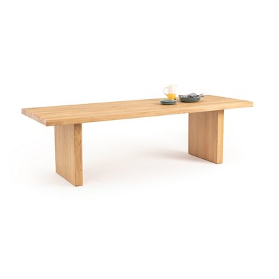 Vova Solid Oak Dining Table (Seats 8-10) LA REDOUTE INTERIEURS