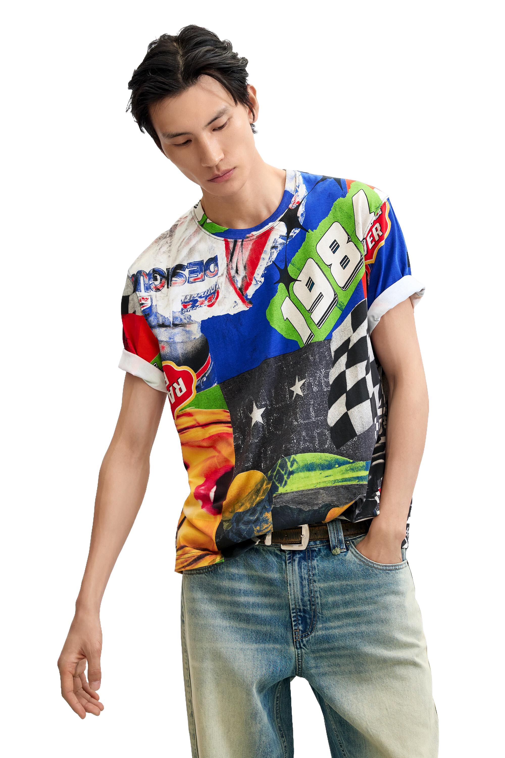 T-shirt imprimé racing, DESIGUAL