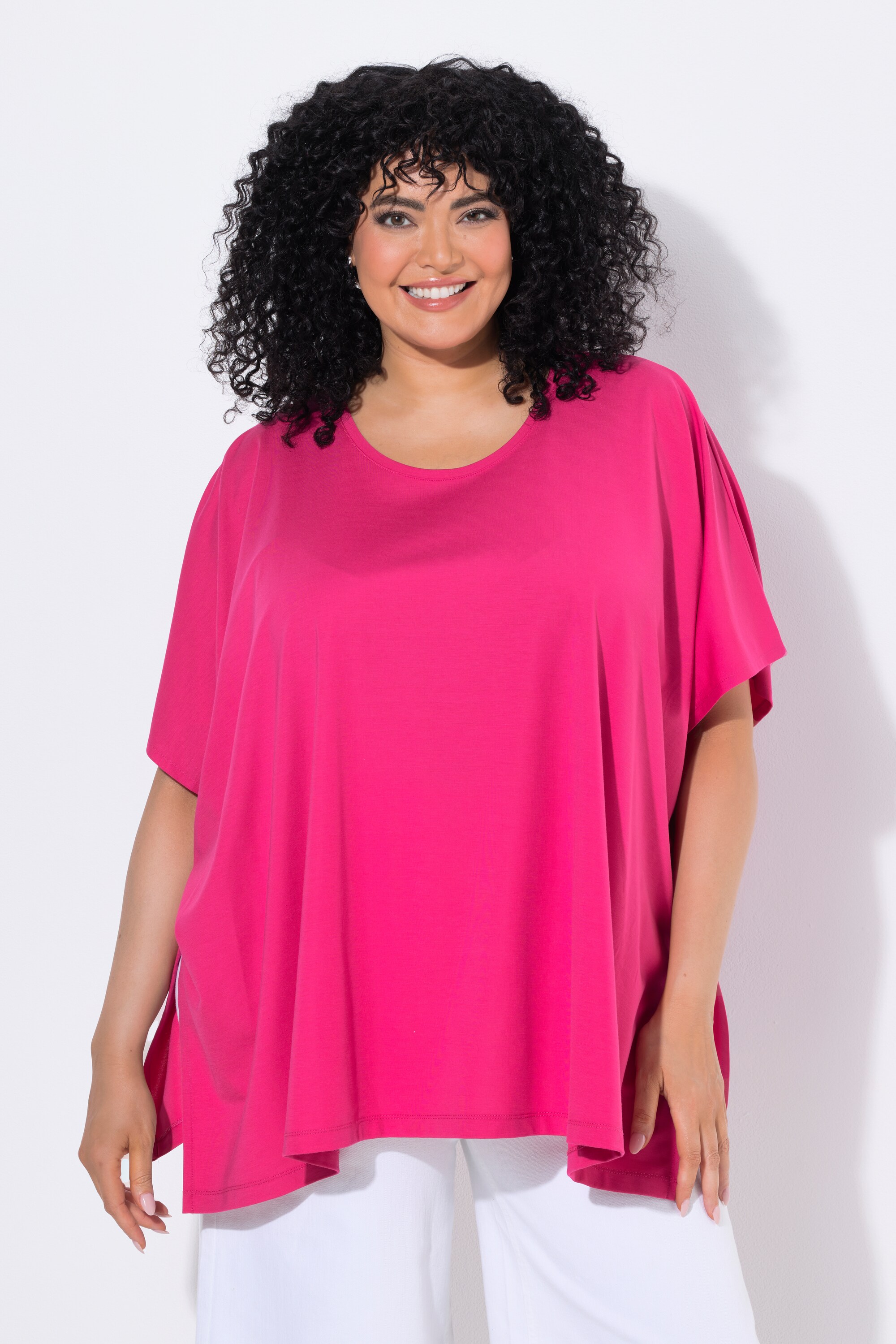 T-shirt, ourlet asymétrique, oversize, ULLA POPKEN