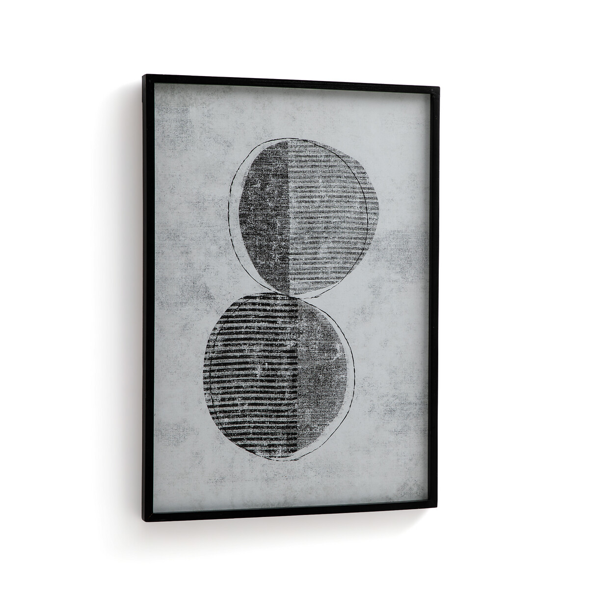 Cemira framed graphic motif poster , grey/white/black, La Redoute ...