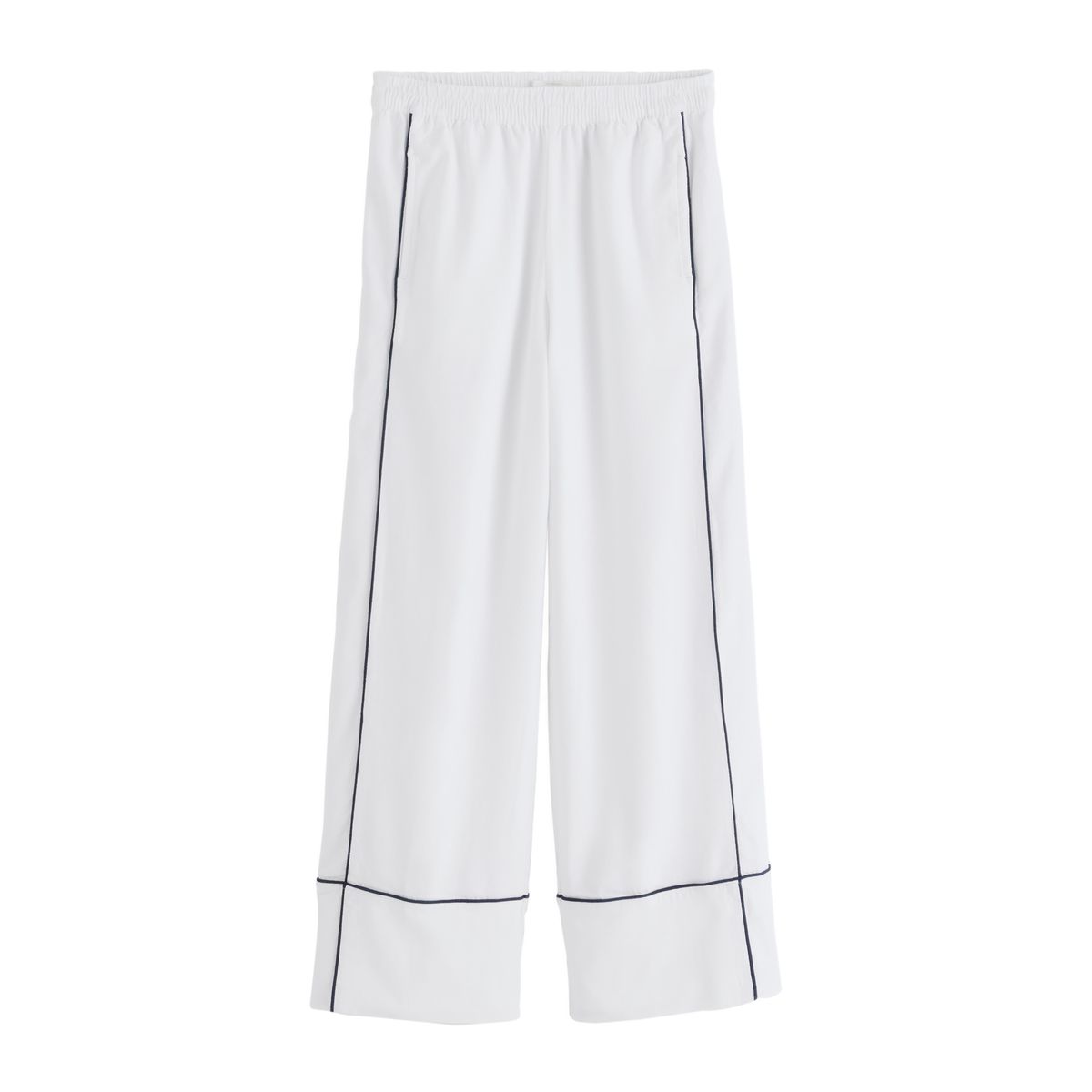 Pantalon large en lin majoritaire, NEXT