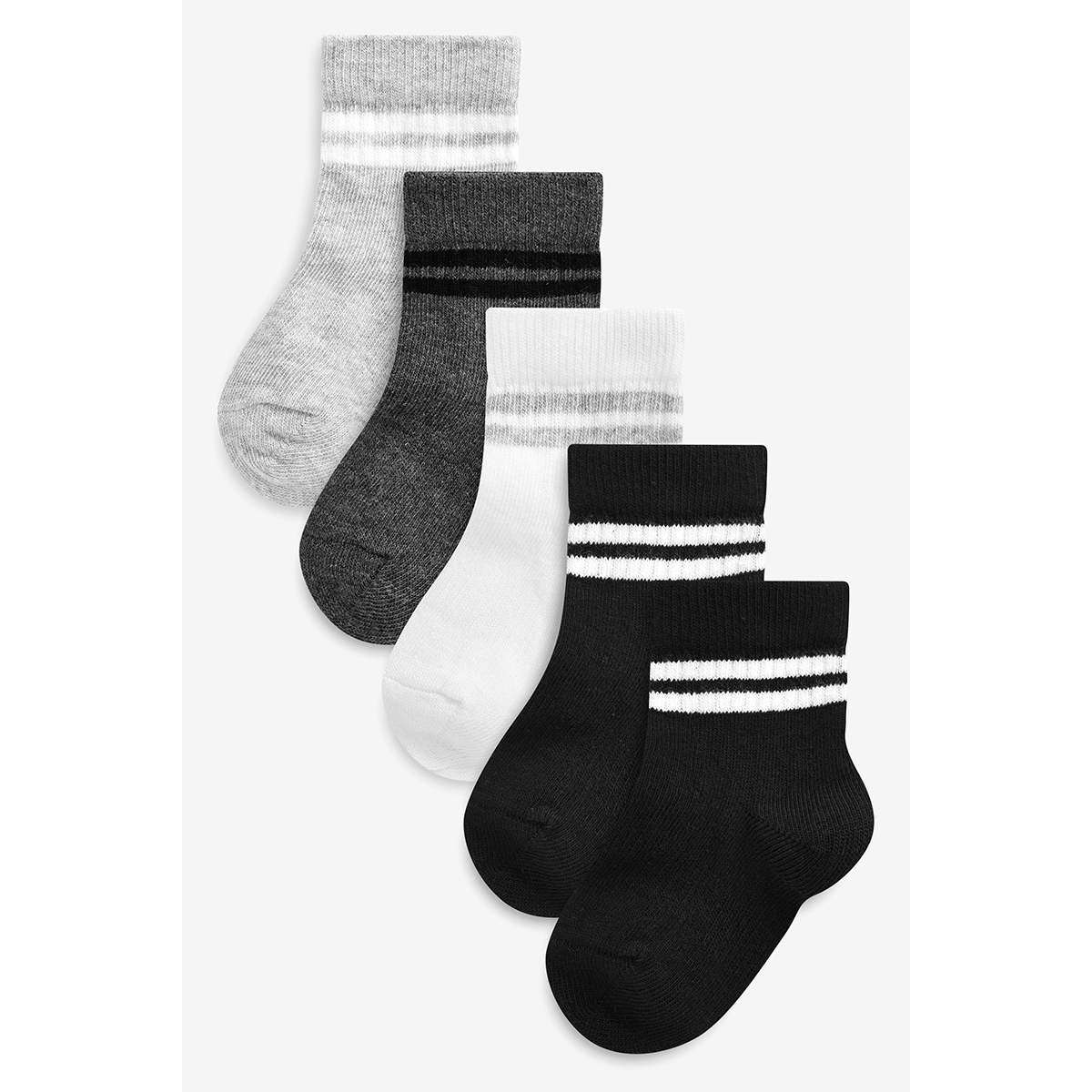 Chaussettes sport côtelées, lot de 5, NEXT
