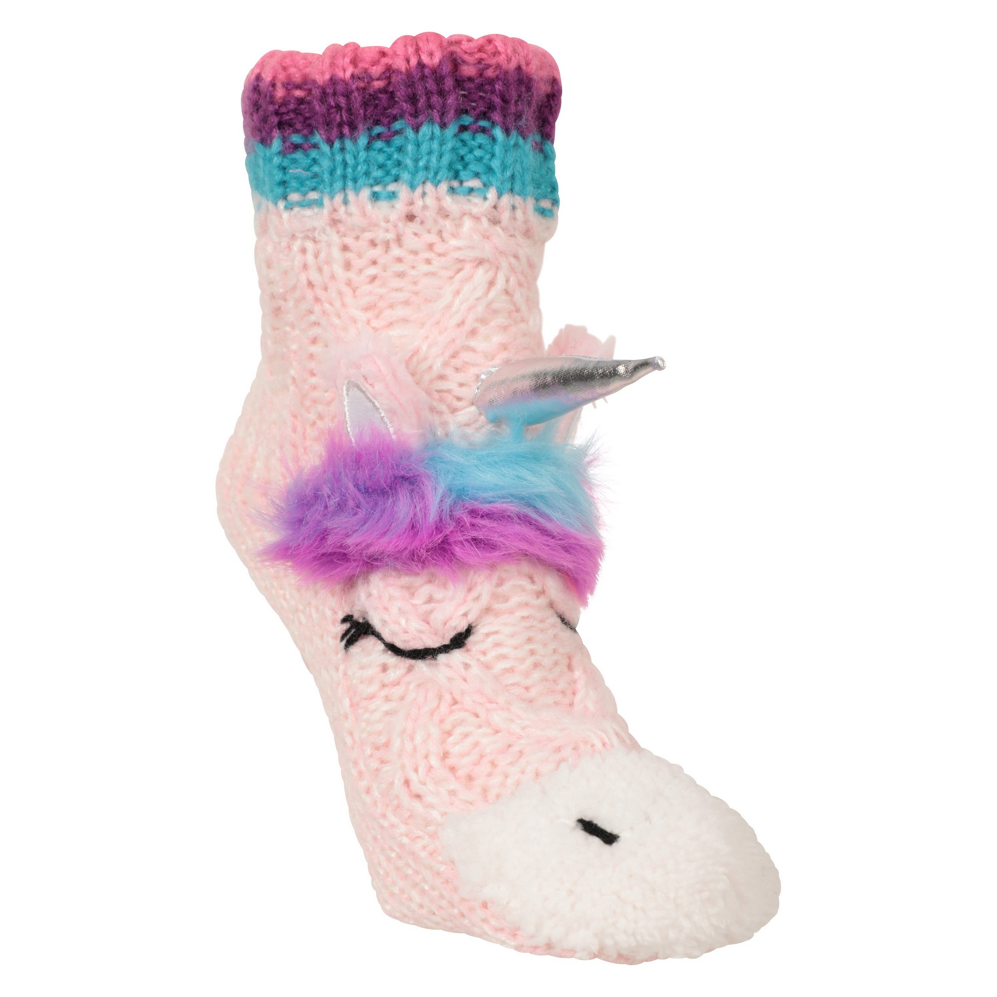 Chaussettes anti-dérapantes motif/style licorne, MOUNTAIN WAREHOUSE