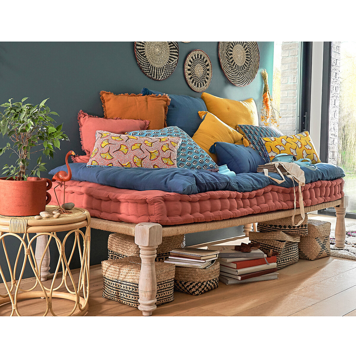 Panca/letto indiano adas in legno e corda La Redoute Interieurs