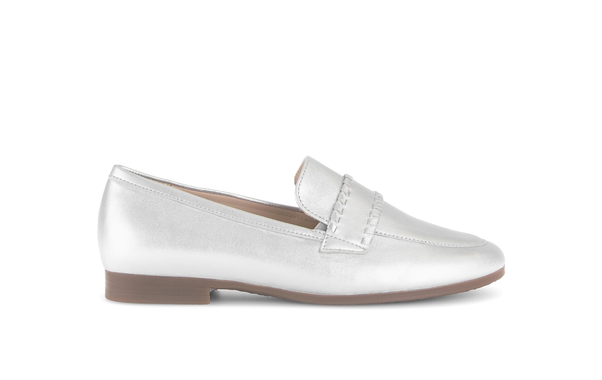 Mocassins en cuir à talon décroché, GABOR