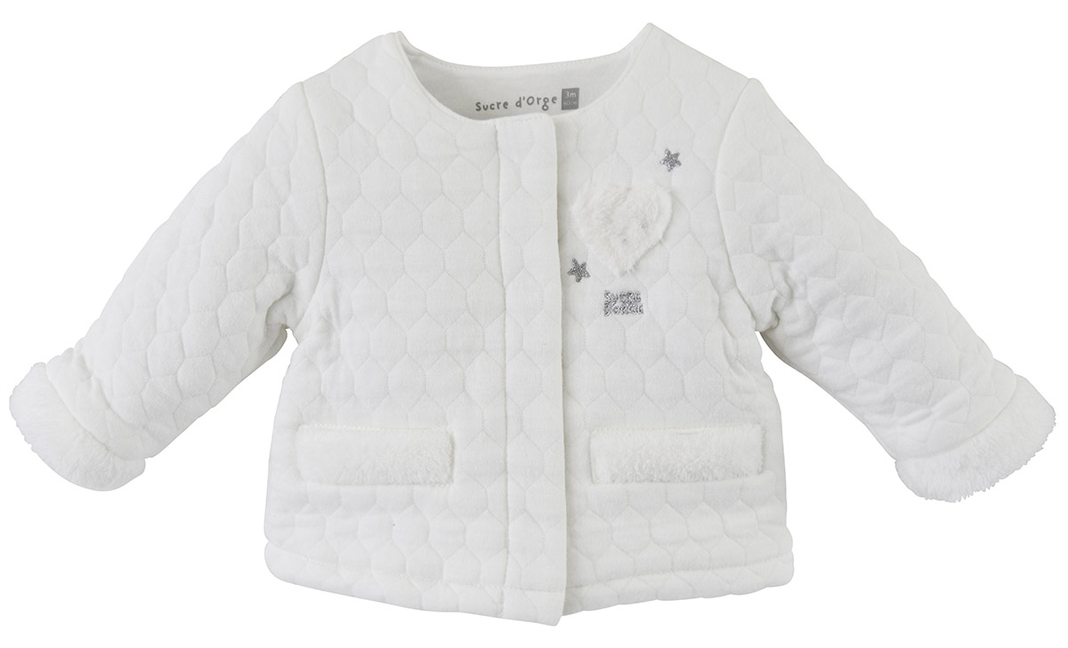 Cardigan matelassÉ bartha, SUCRE D'ORGE