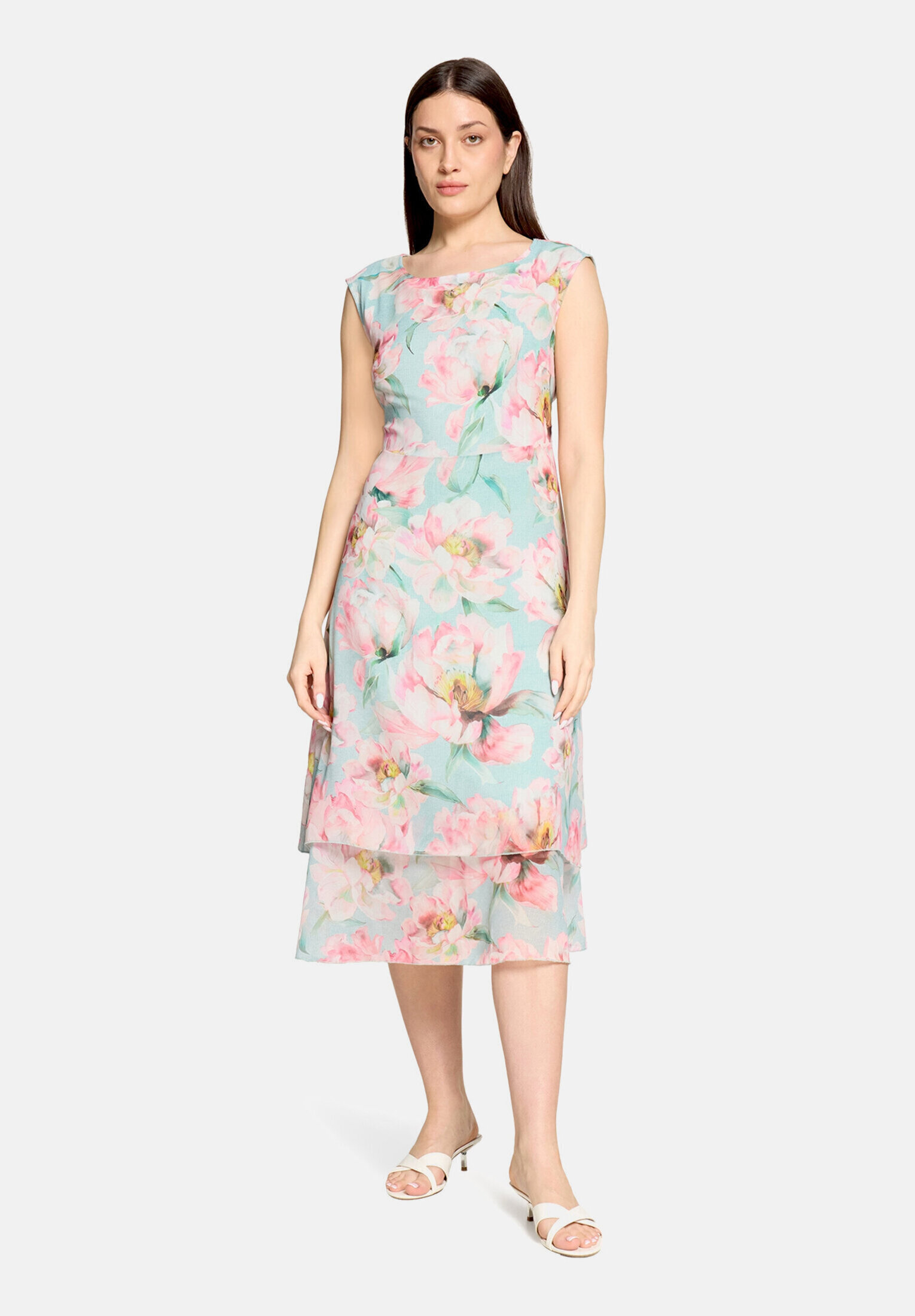 Robe en chiffon à ceinture à nouer, BETTY BARCLAY
