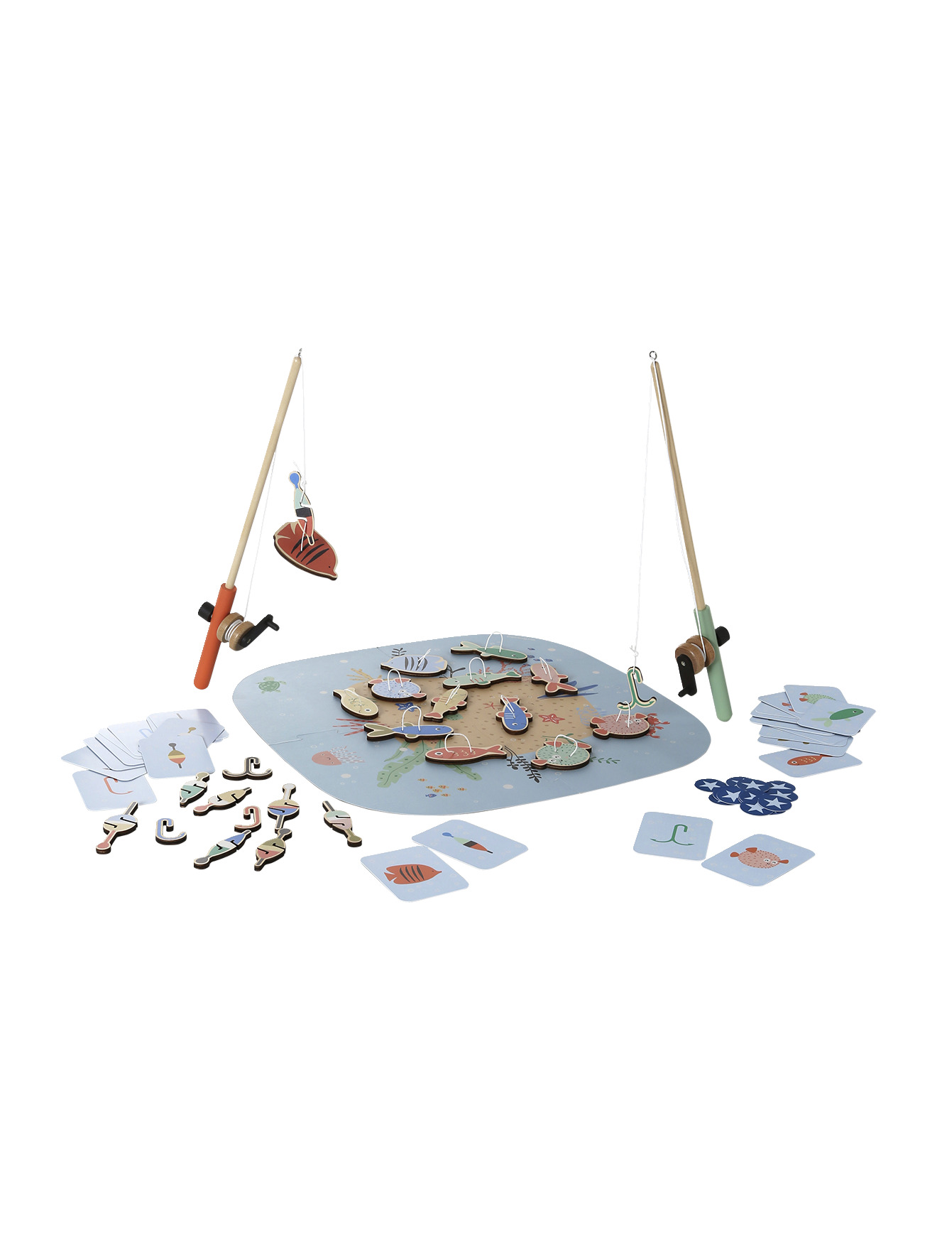 Jeu de pêche à la ligne en bois FSC®, VERTBAUDET