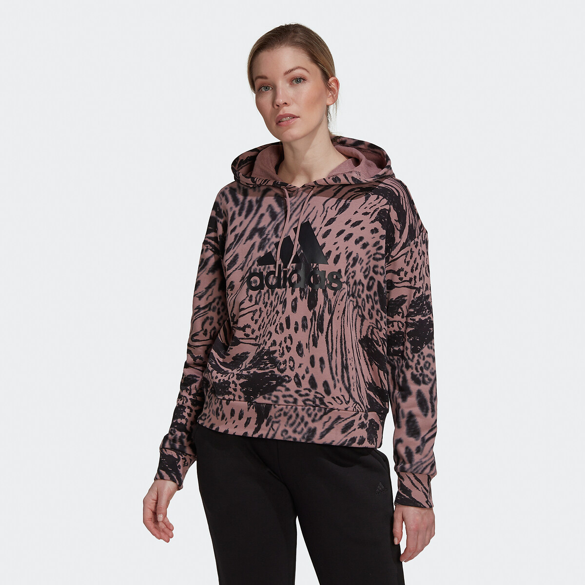 Future icons cotton hoodie in animal 