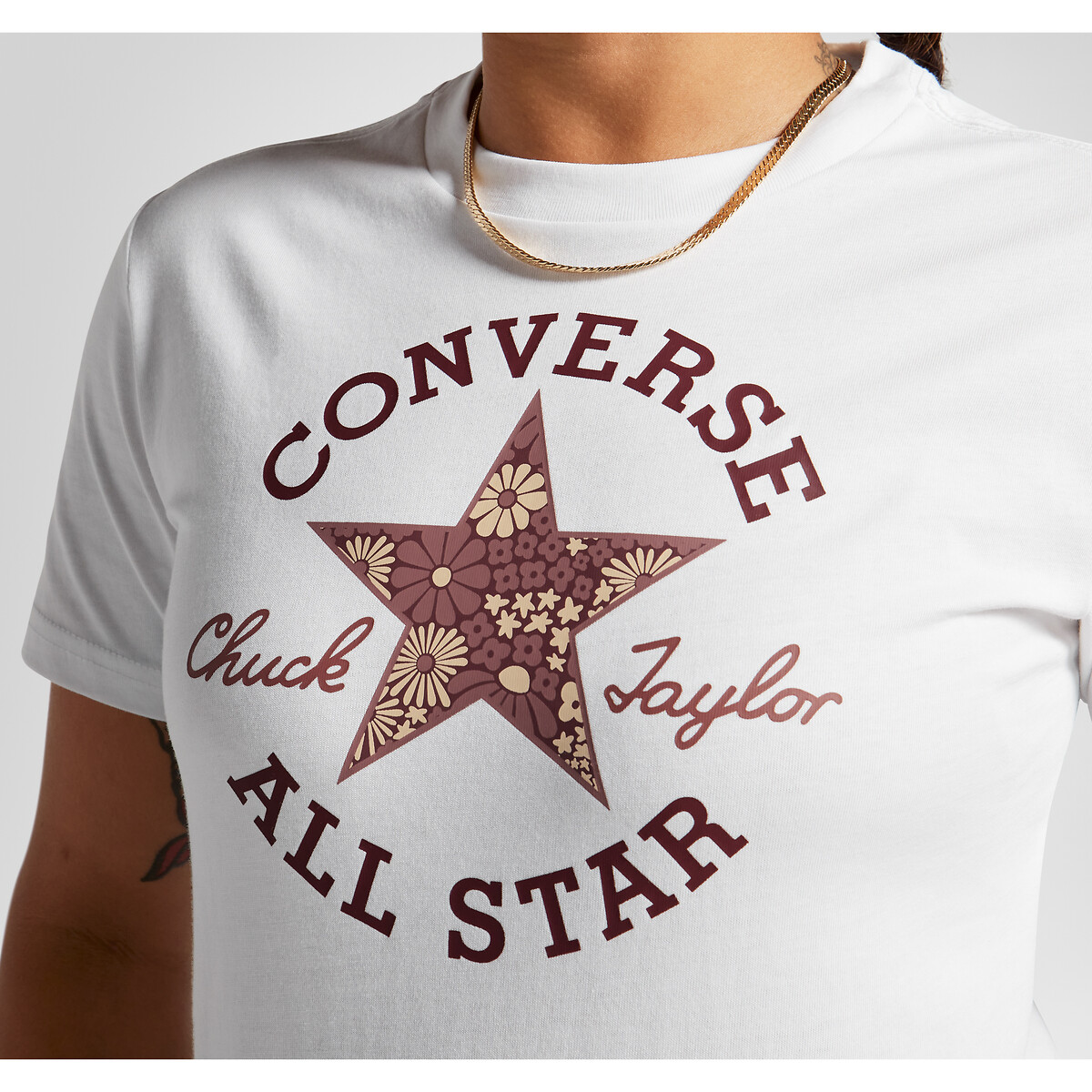 Converse t shirt damen discount