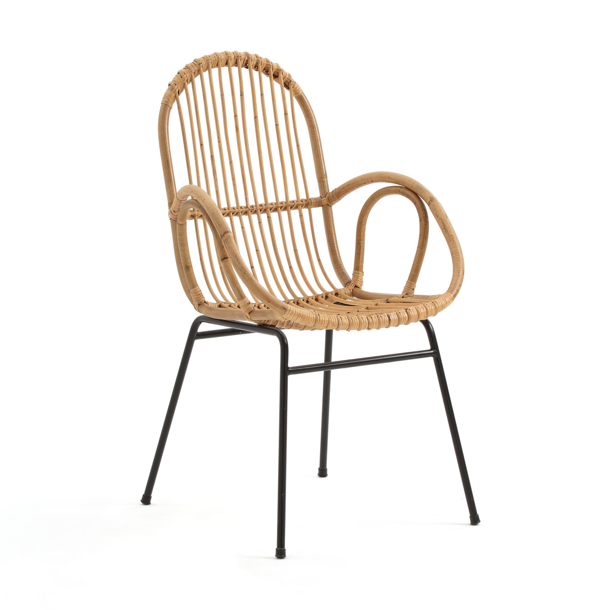 Product photograph of Siona Rattan Cane Dining Armchair from La Redoute UK