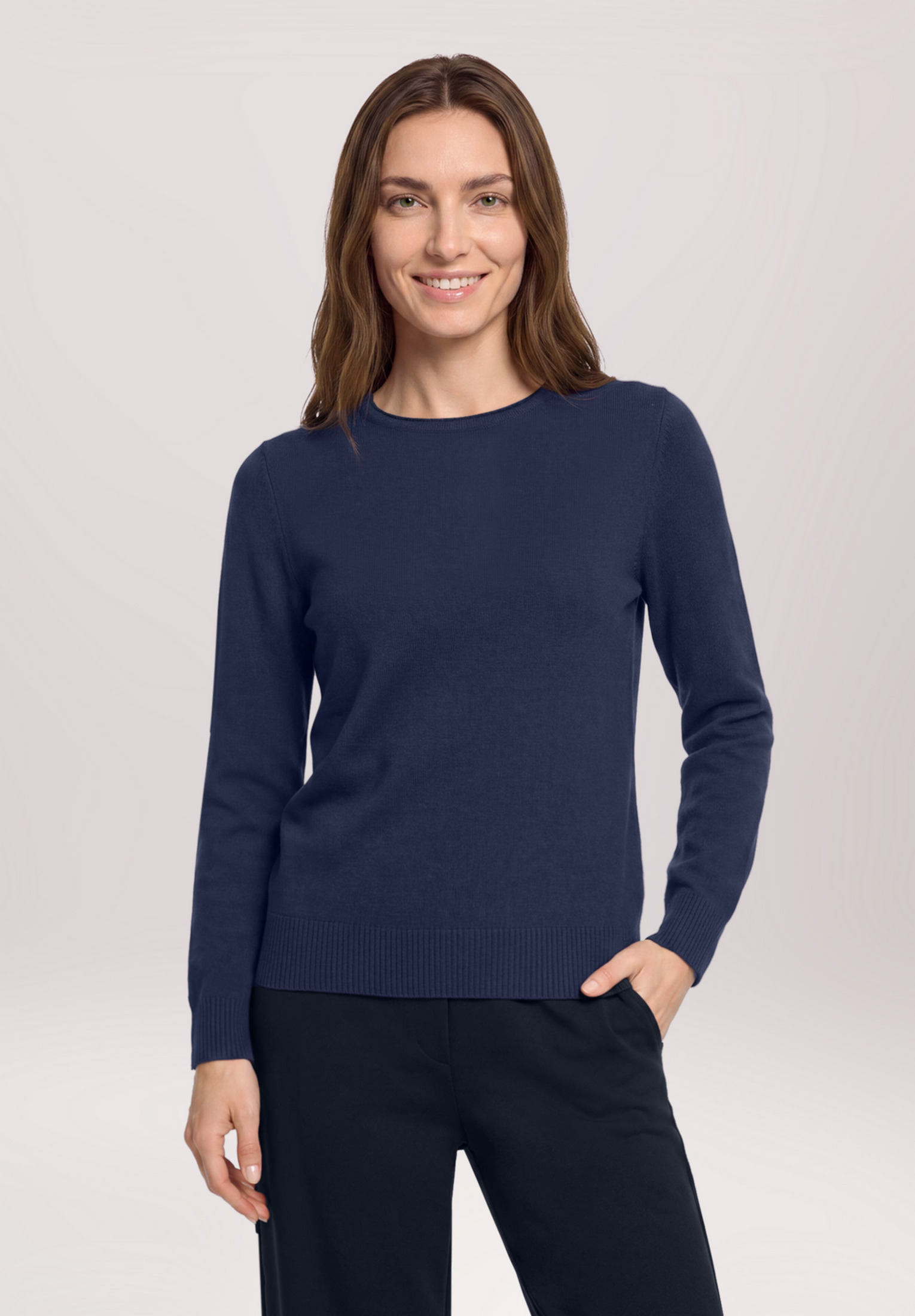 Pull en cachemire à encolure ronde, BETTY BARCLAY