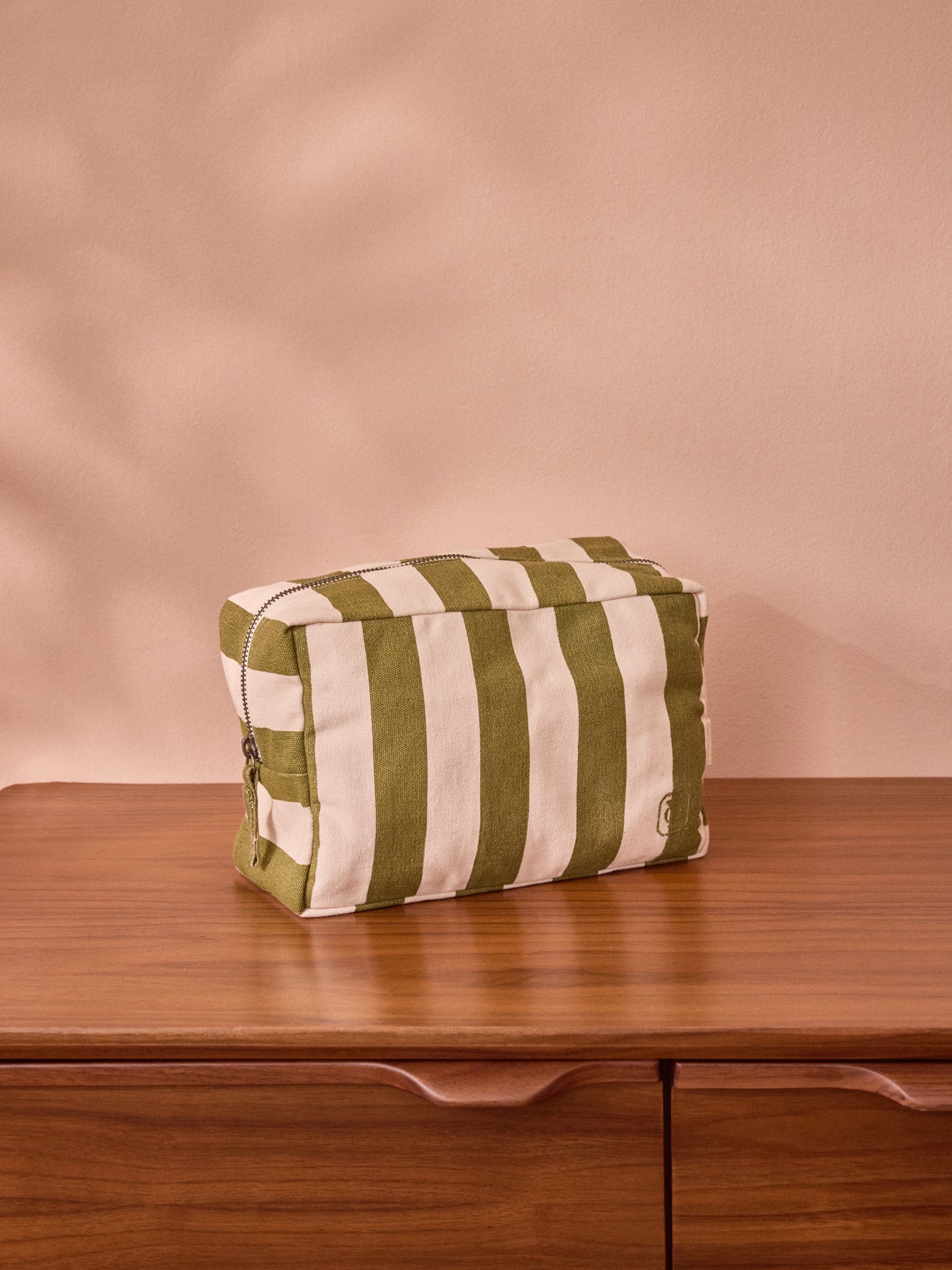 Trousse en toile rayée, CYRILLUS